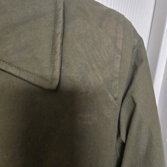 Banana republic jacket women's size medium military green wool blend lined - Picture 6 of 16